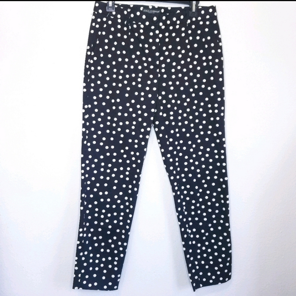 🌸Dolce & Gabbana | Cotton Polka Dot Chino - Picture 7 of 7
